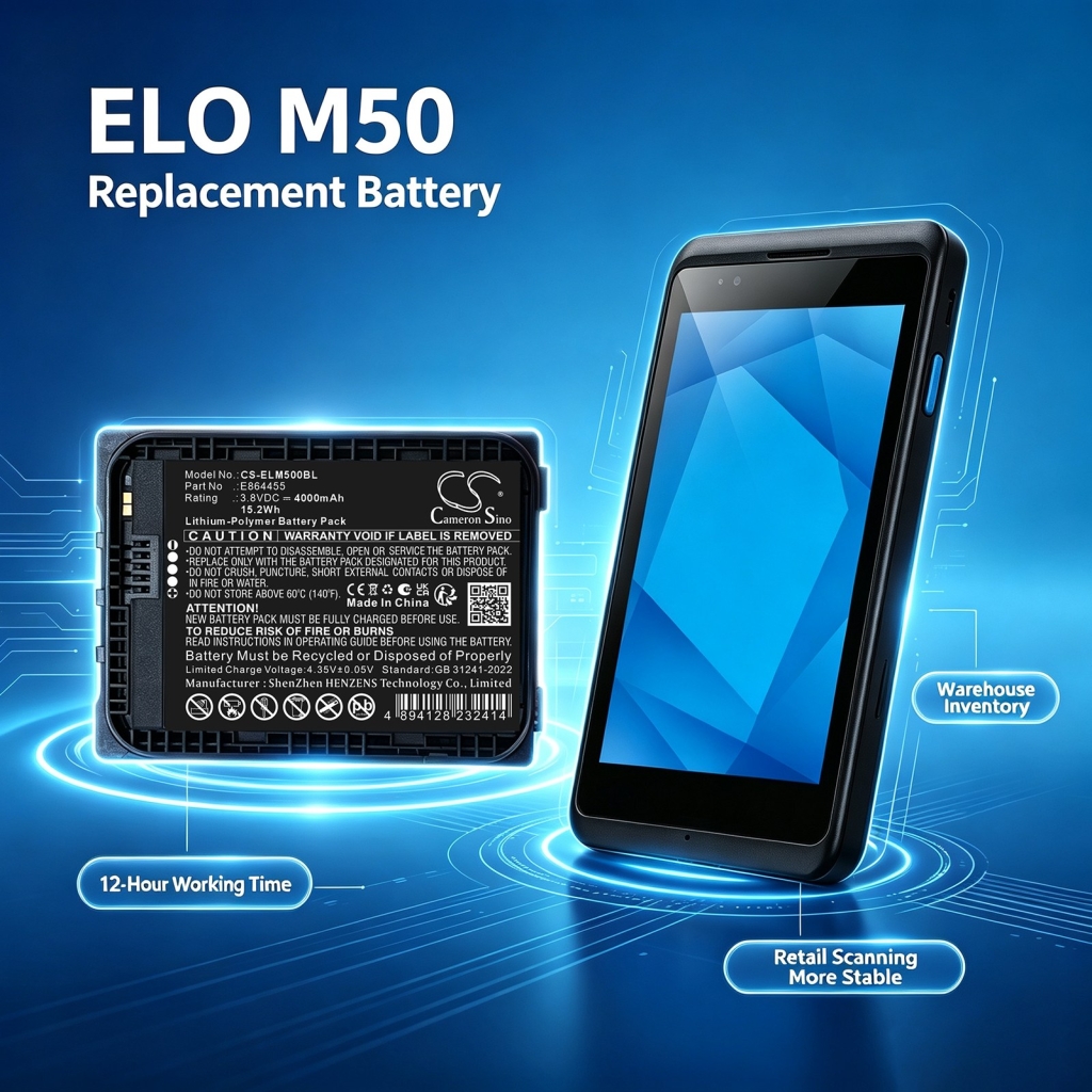 Baterías compatible con ELO M50 M50 CS-ELM500BL