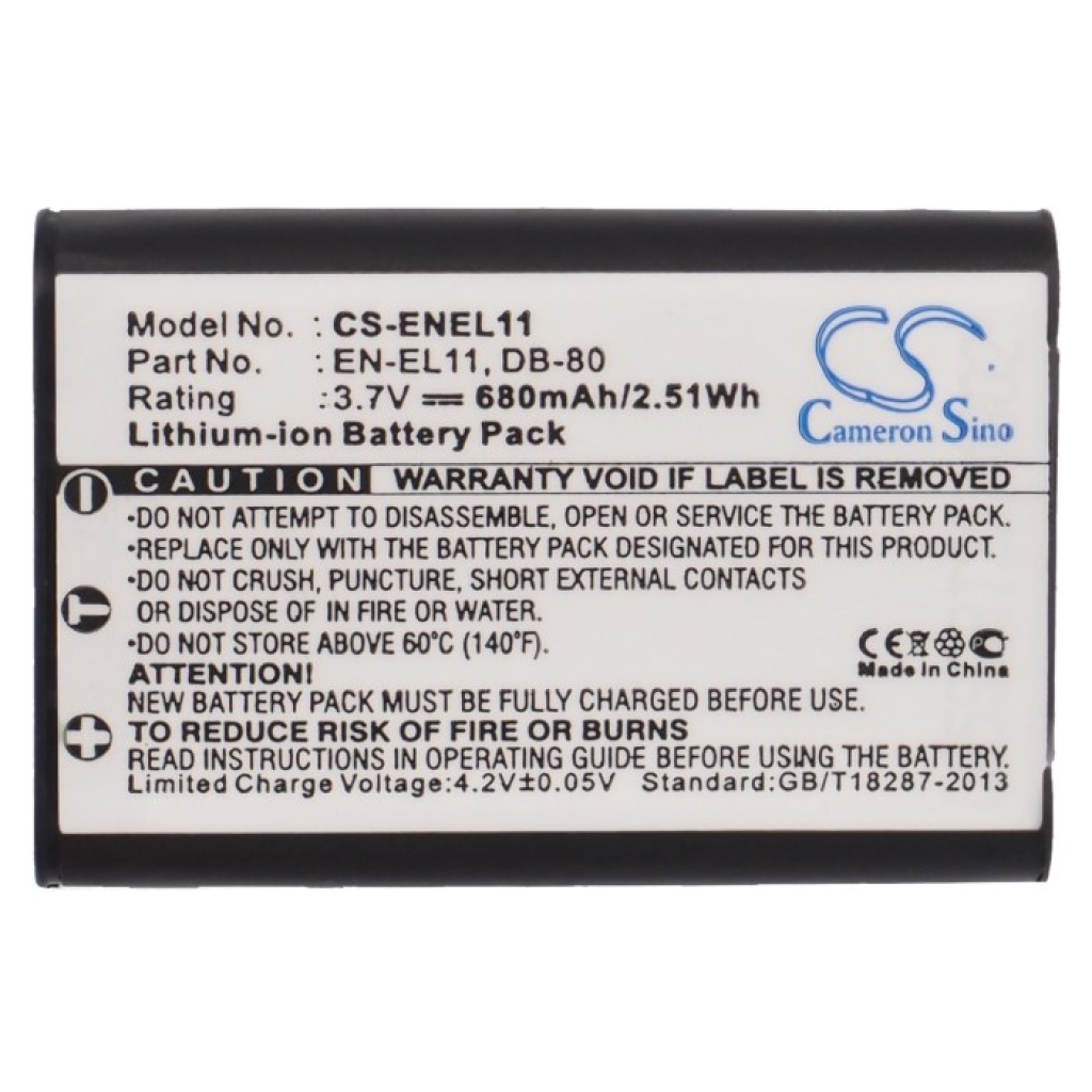 Camera Battery PENTAX Optio M50