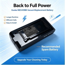 Reemplazo de batería compatible para Eureka NEC410BK