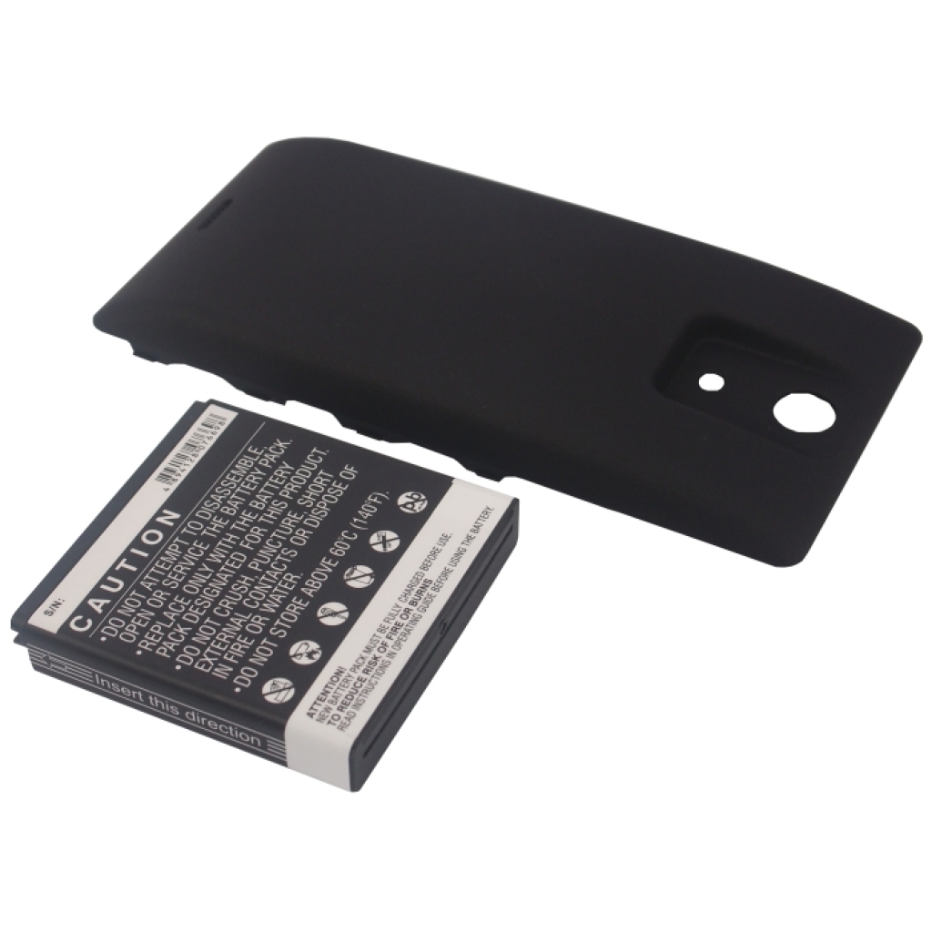 Cameron Sino CS-ERM360HL battery contacts side and back cover, angled