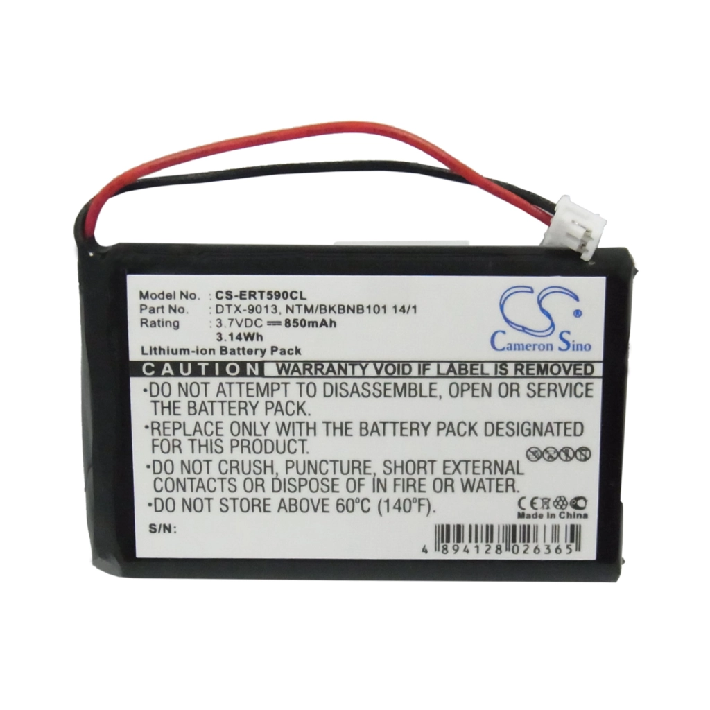 Compatible battery replacement for Ericsson NTM/BKBNB10114/1