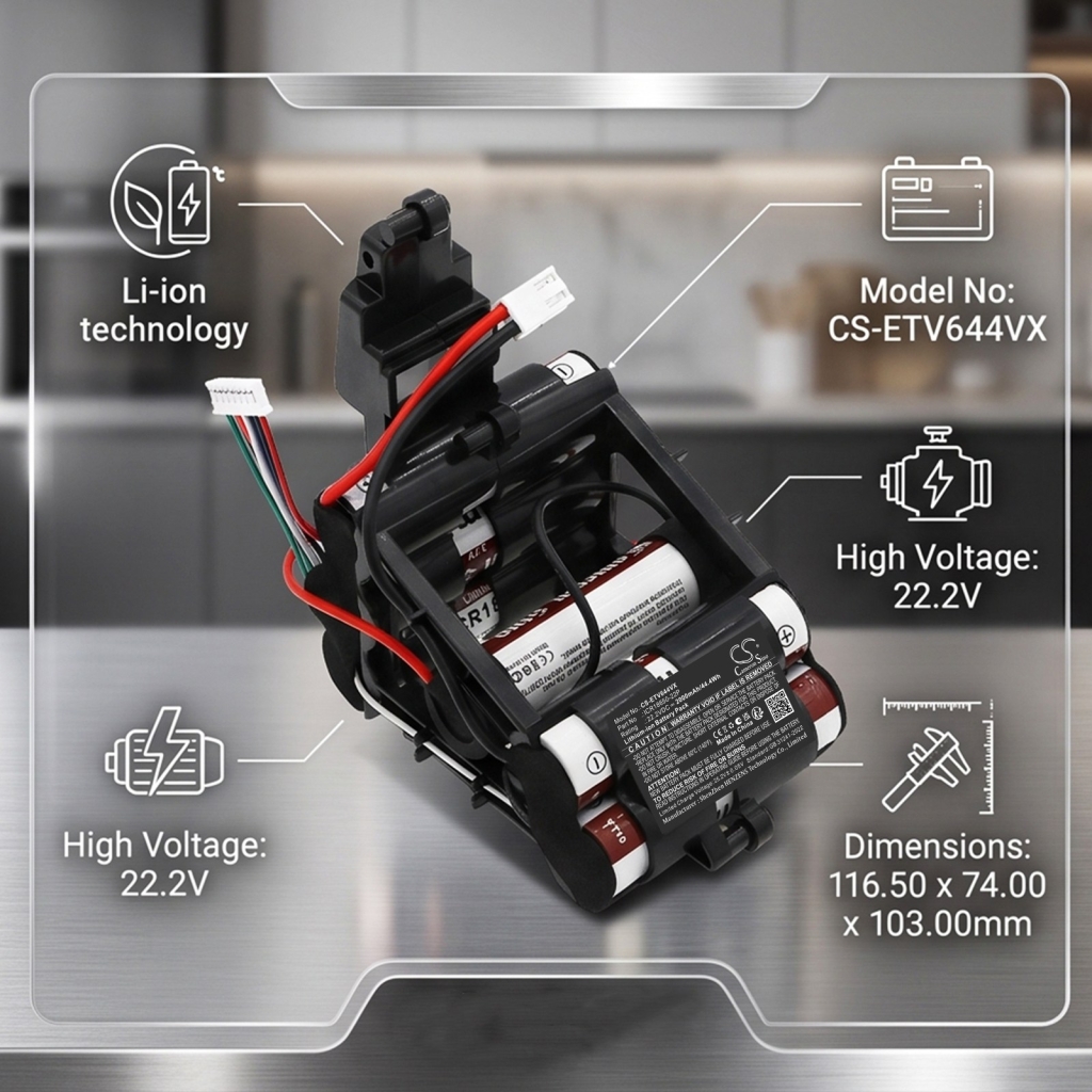 Battery for ETA 6449 Moneto