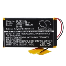 Reemplazo de batería compatible para Fiio PL503560 1S1P