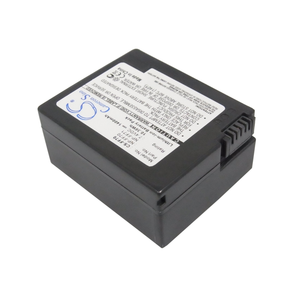 Reemplazo de batería compatible para Sony  NP-FF71S, NP-FF71, NP-FF70