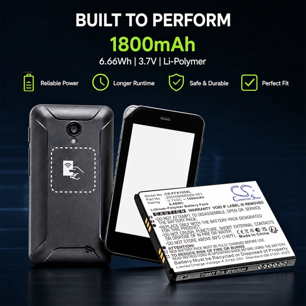 Batería compatible con Famoco CS-FFX105XL