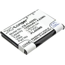 Reemplazo de batería compatible para Pharos 10600405394,PL400MB,PL400MD,PL500MB,PZX65...
