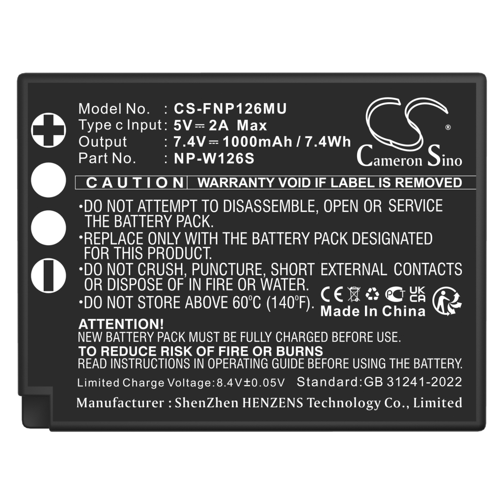 Camera Battery FUJIFILM X-M1