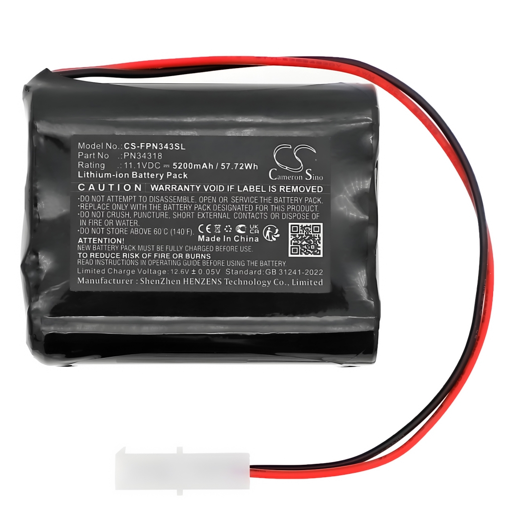 Batteries for sports equipment Foxpro x2s