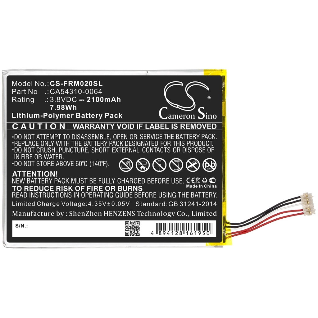 Batería del teléfono móvil Fujitsu CS-FRM020SL