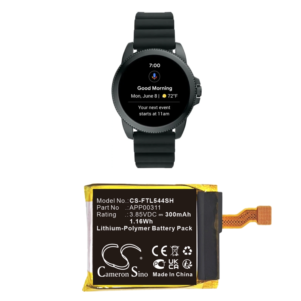 Batería Smartwatch Fossil CS-FTL544SH