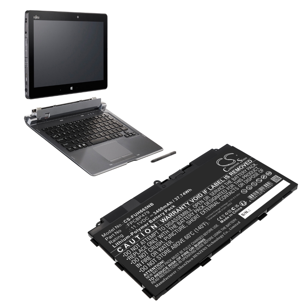 Notebook battery Fujitsu Stylistic Q739