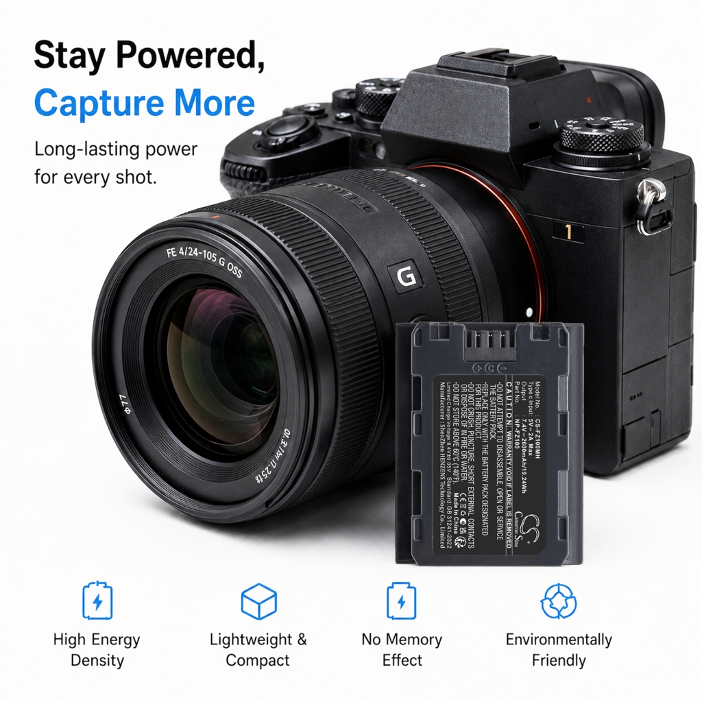 Battery compatible with Sony