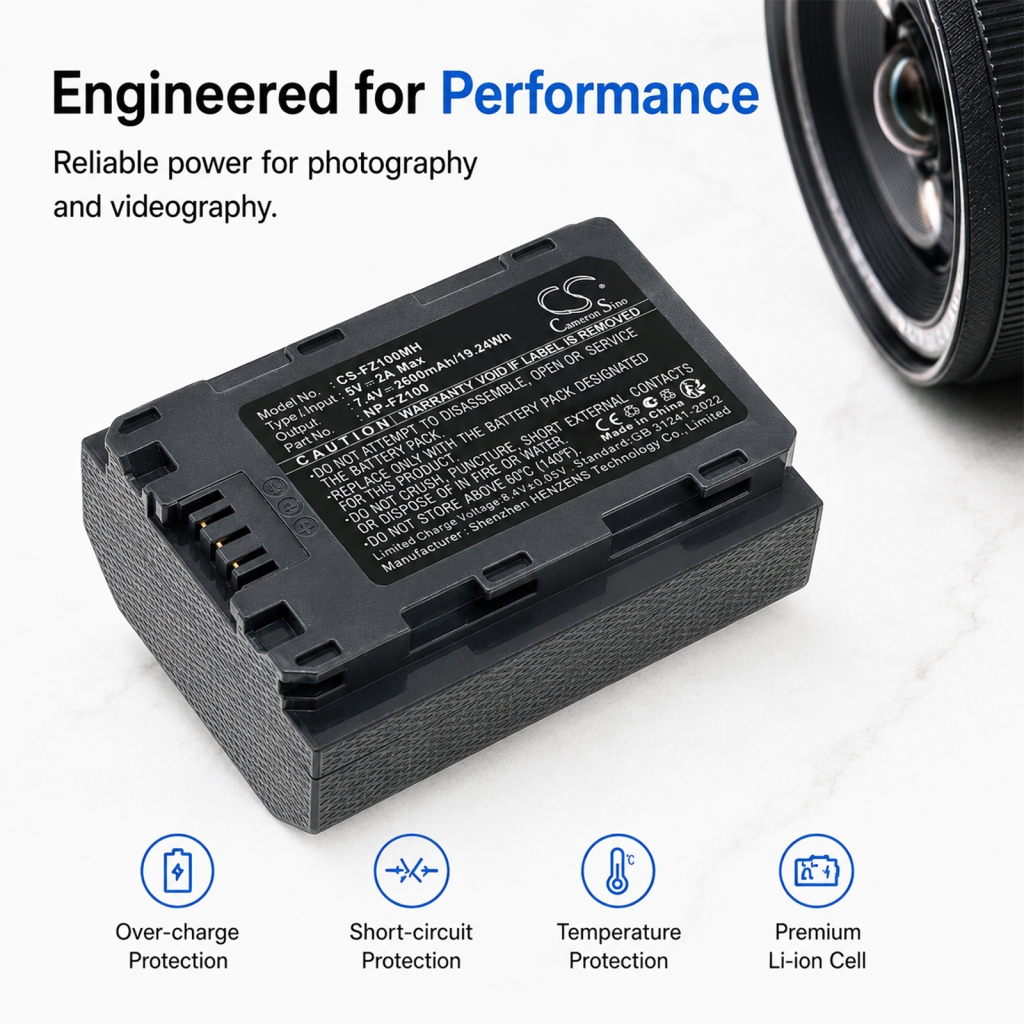 Battery compatible with Sony