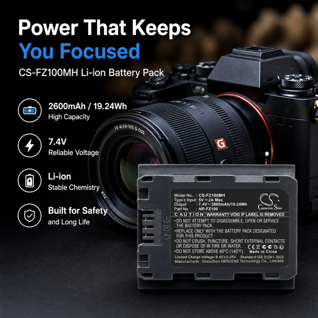 Battery compatible with Sony
