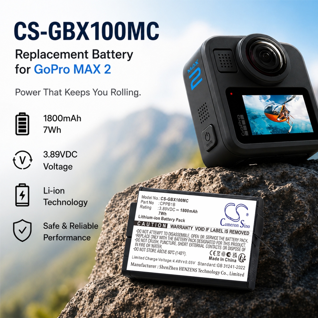 Battery for Gopro Max 2