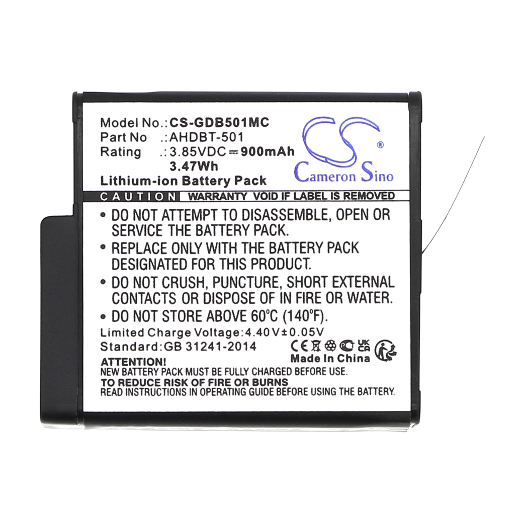 Camera Battery GoPro CS-GDB501MC