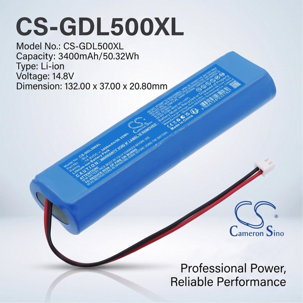 Baterías compatible con GODOX LC500 LC500 CS-GDL500XL