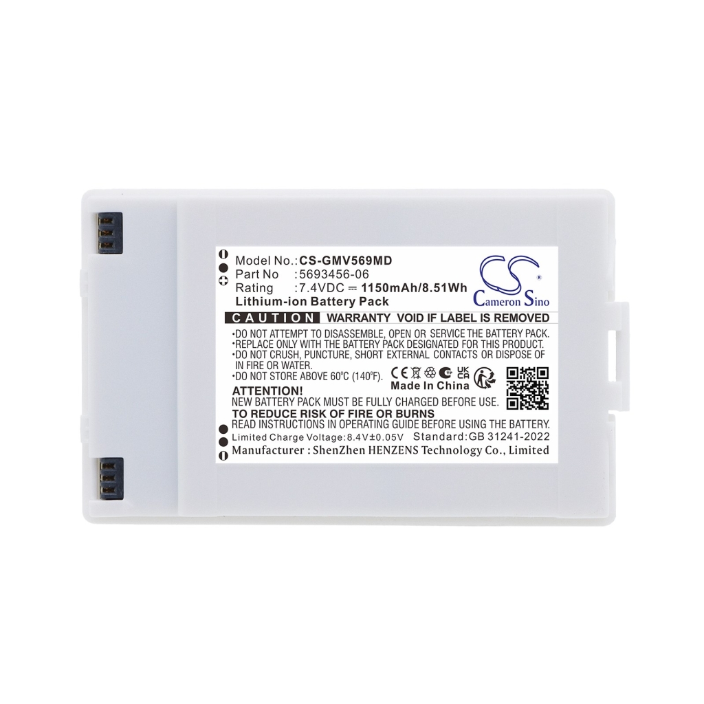 Batería compatible con GE CS-GMV569MD