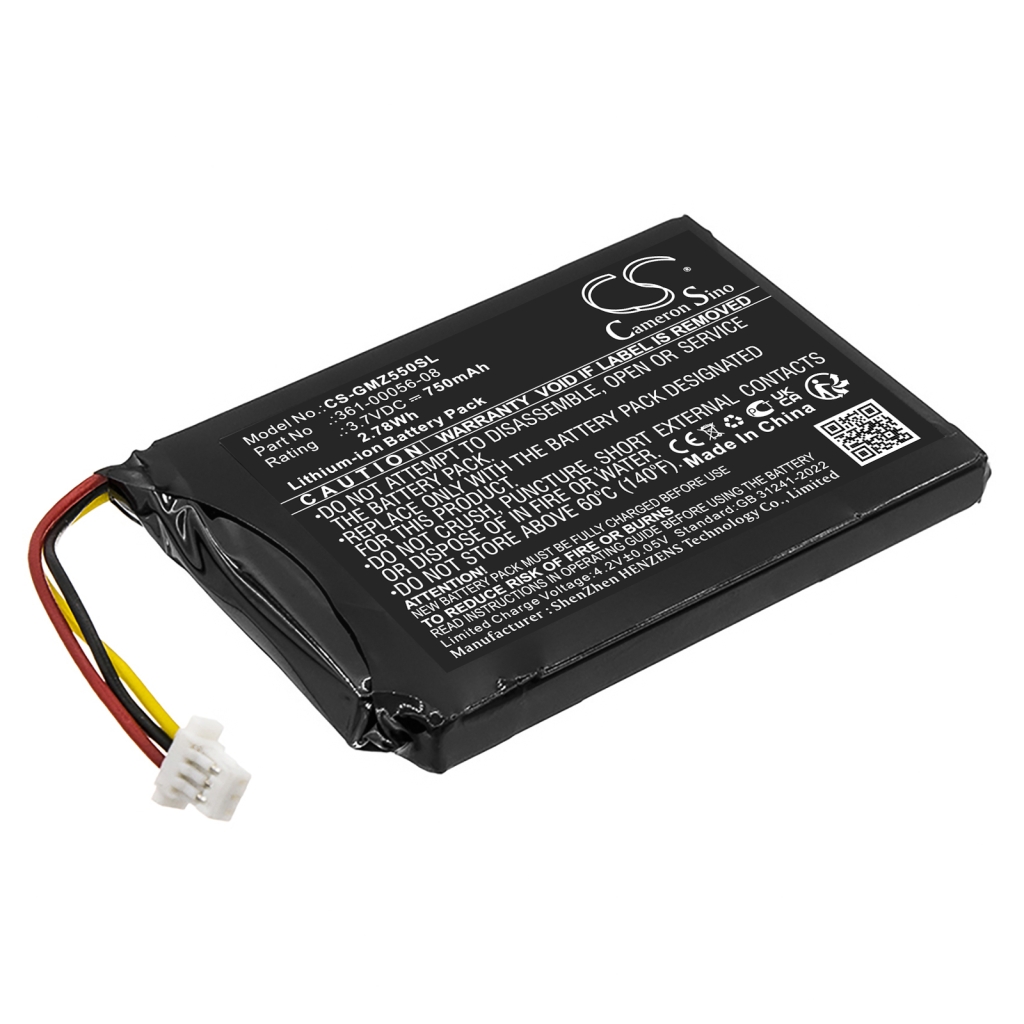 GPS, Batería del Navegador Garmin CS-GMZ550SL