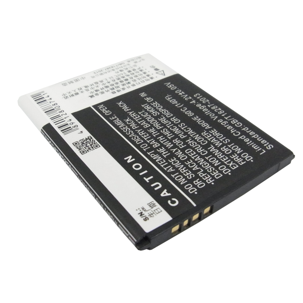 Cameron Sino CS-GNN106SL Li-ion smartphone battery, black reverse face, CAUTION, barcode