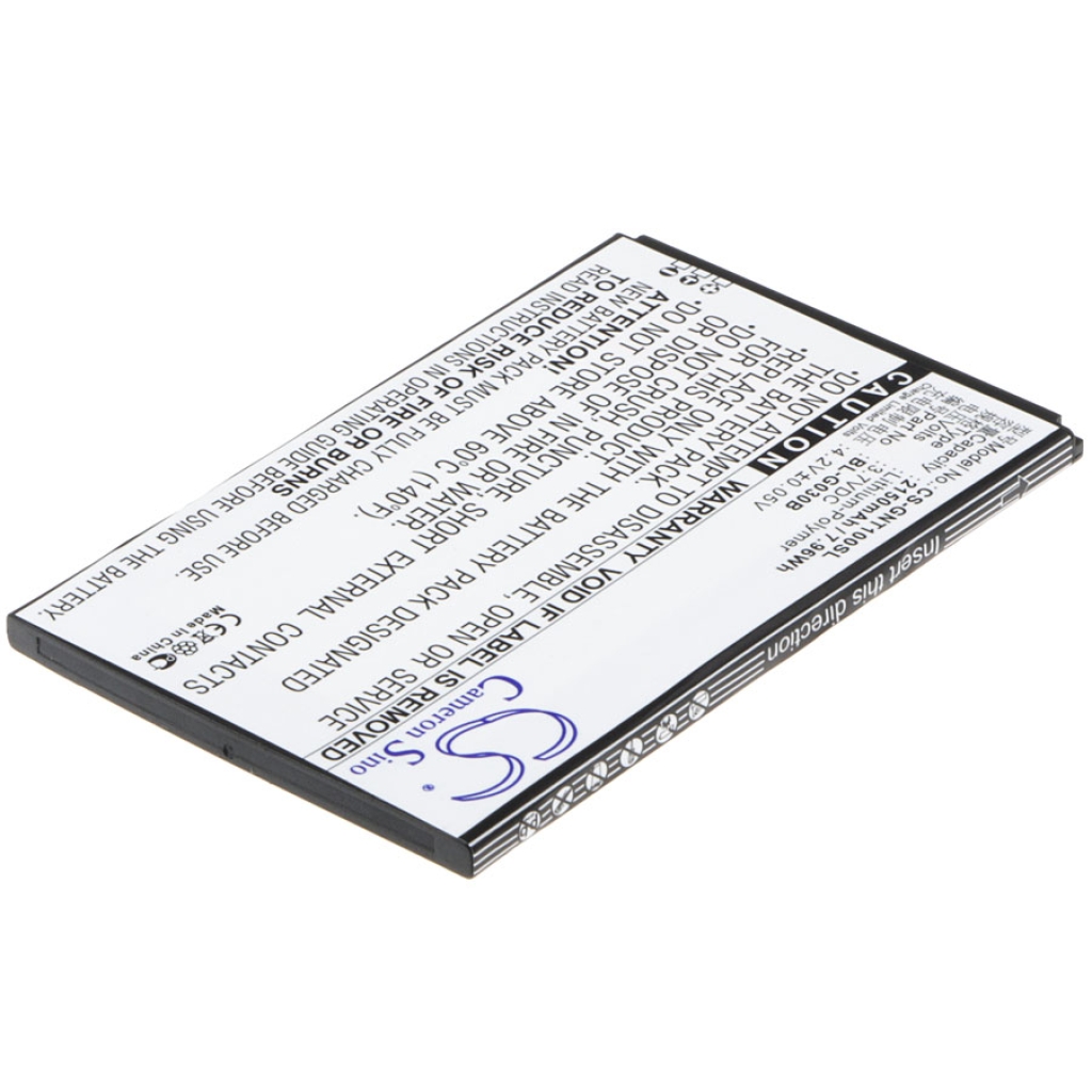 Batería compatible con GIONEE CS-GNT100SL