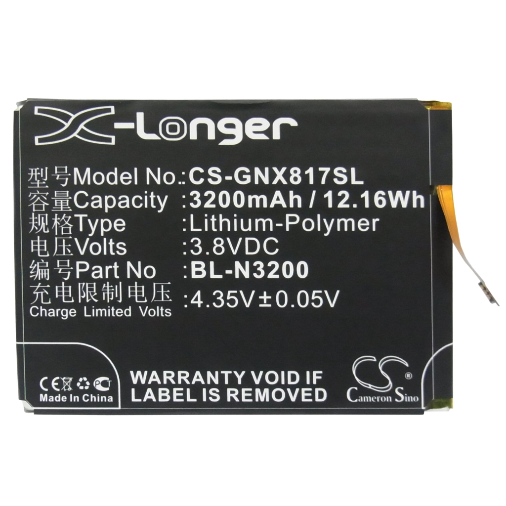 Batería compatible con GIONEE CS-GNX817SL