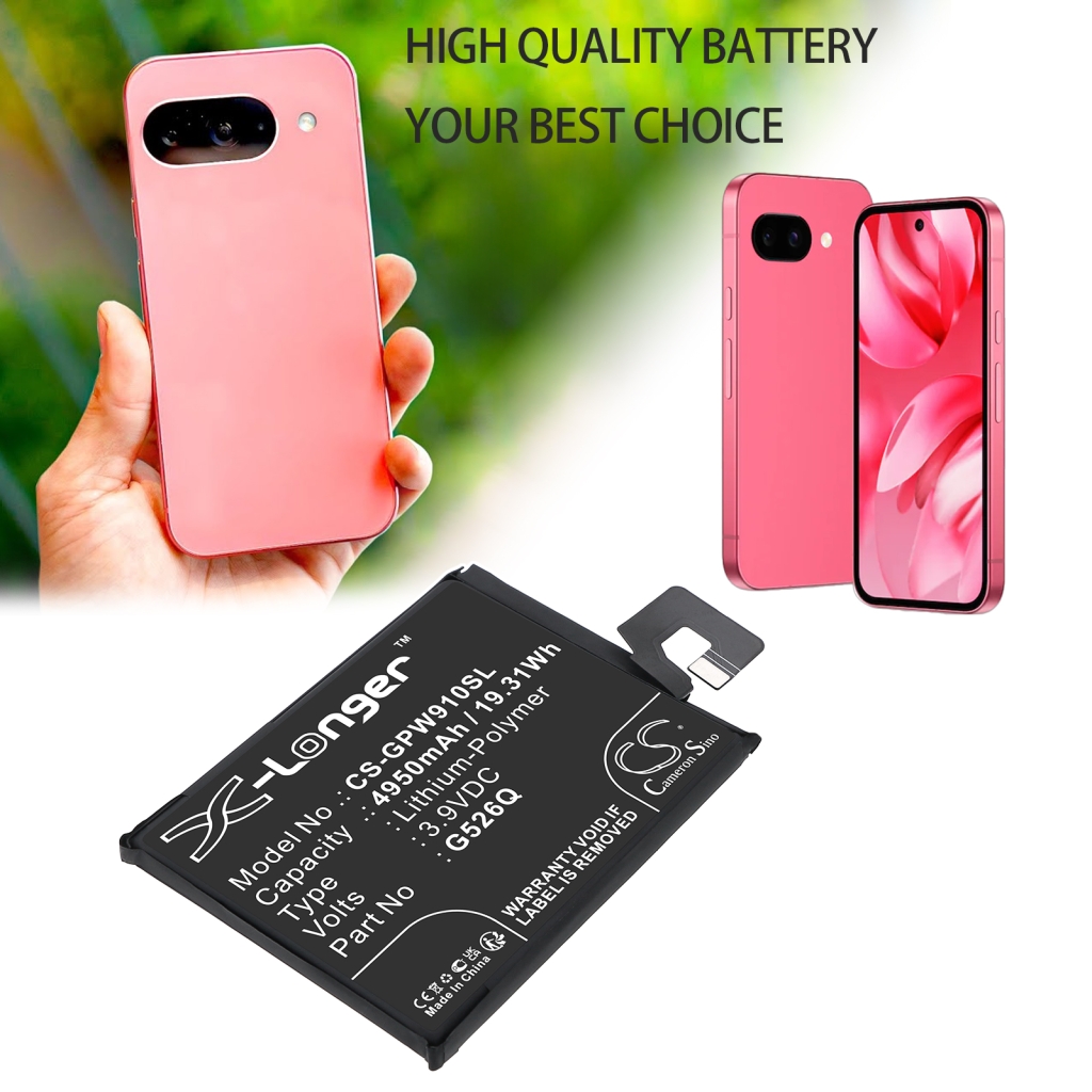 Batería del teléfono móvil Google CS-GPW910SL