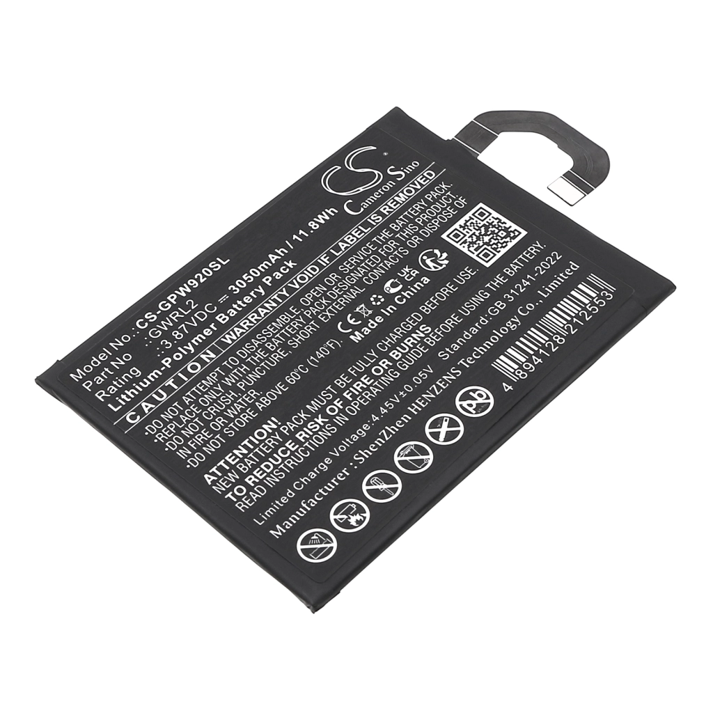 Batería del teléfono móvil Google CS-GPW920SL