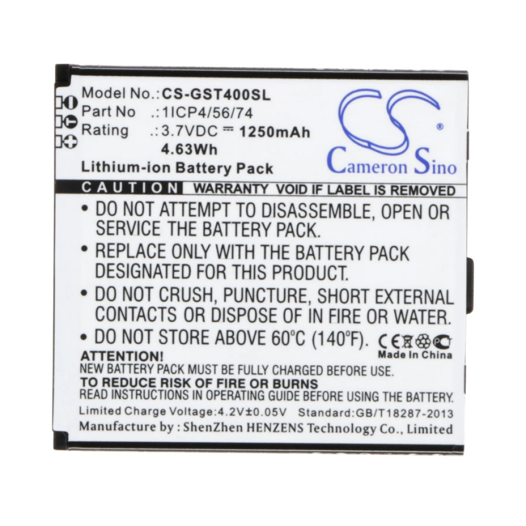 Mobile Phone Battery GSmart CS-GST400SL