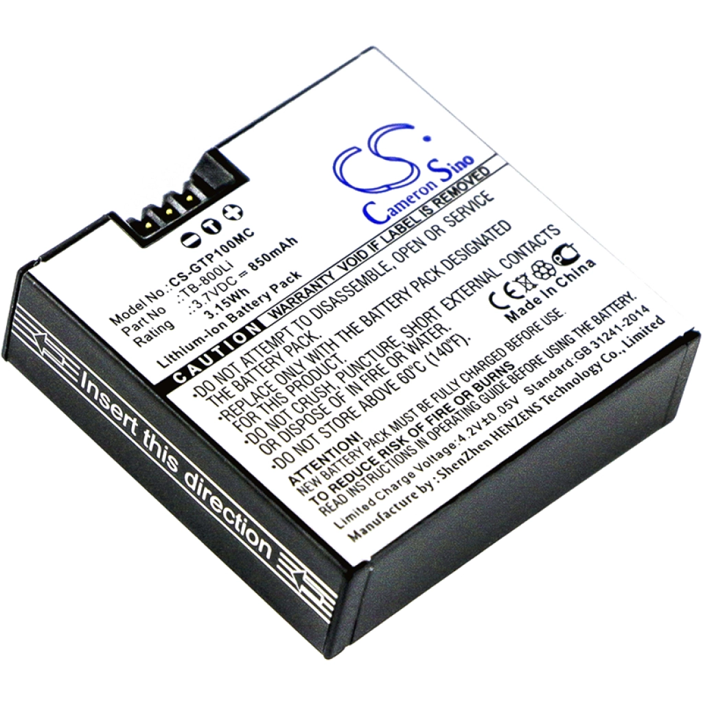 Batería de la cámara Gotop CS-GTP100MC