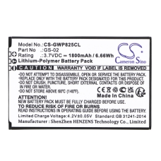 Compatible battery replacement for Grandstream GS-02