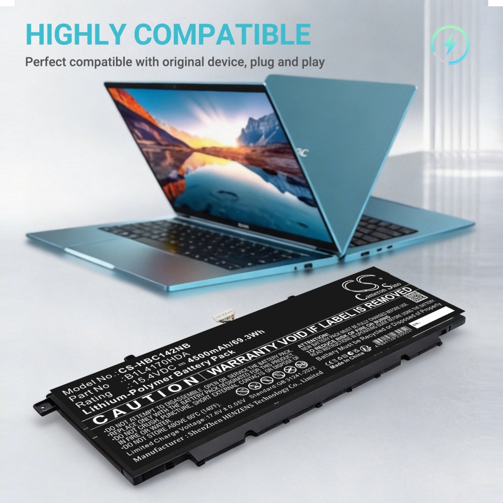 Battery compatible with H3c CS-HBC142NB