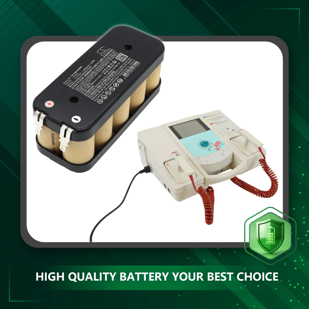 Batería compatible con Hellige Phillips CS-HBD500MD