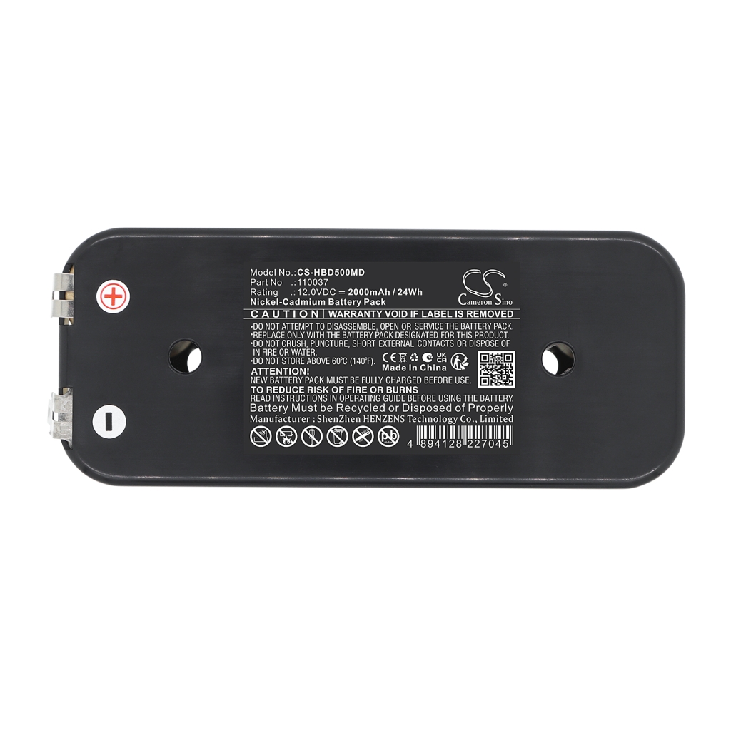 Batería compatible con Hellige Phillips CS-HBD500MD