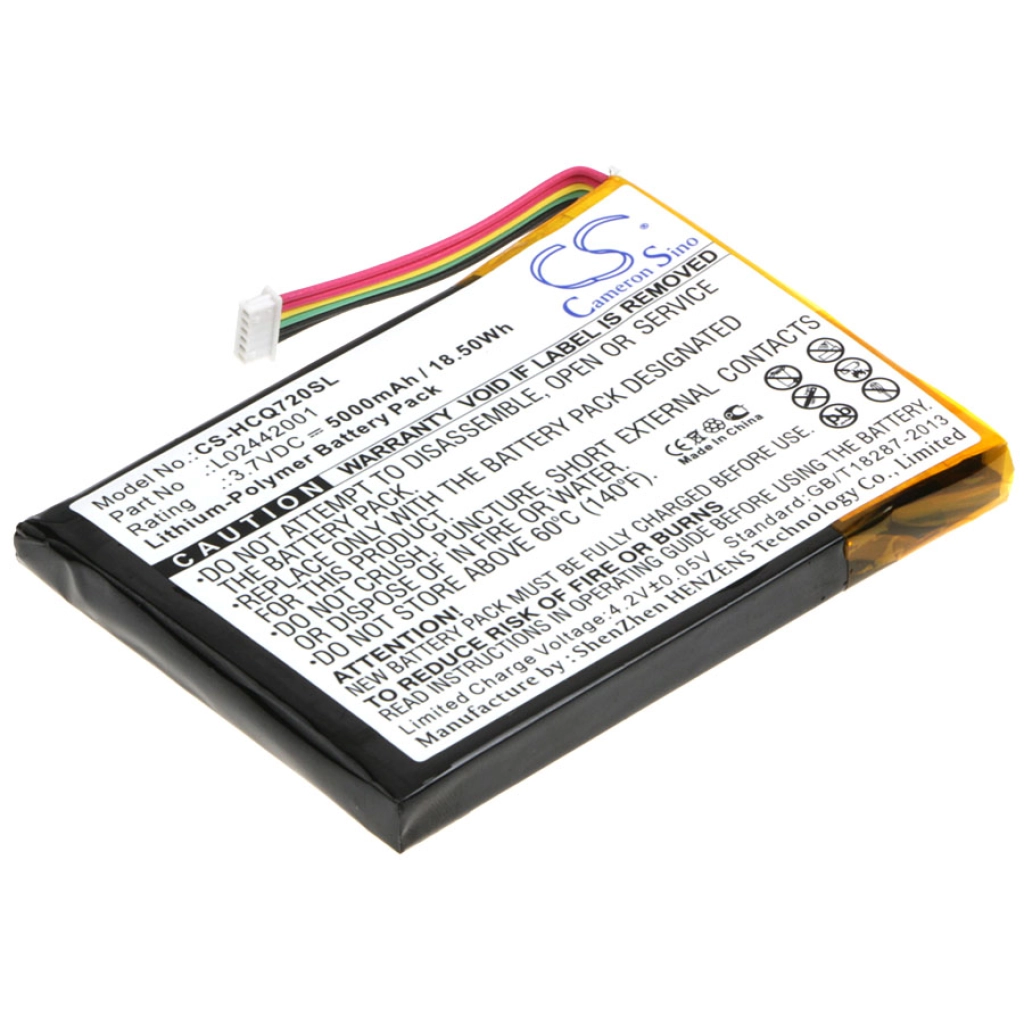 Batería de la tableta HP CS-HCQ720SL