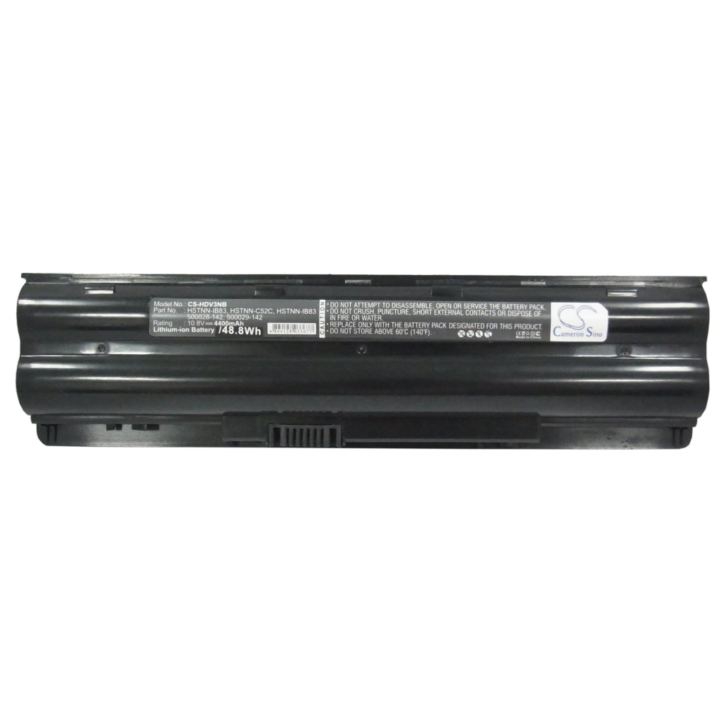 Etiqueta frontal Cameron Sino CS-HDV3NB 10,8V 4400mAh 48,8Wh Li-ion