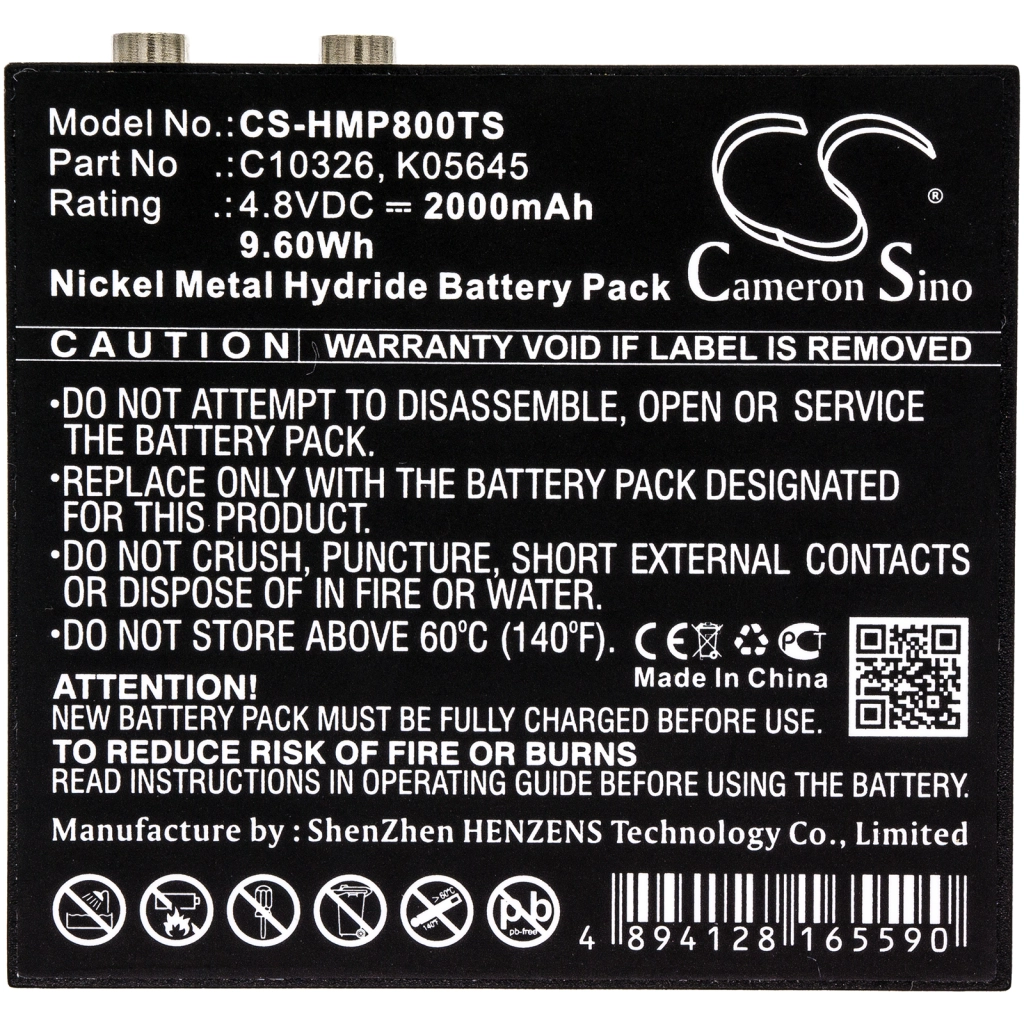 Batería para auriculares inalámbricos HME CS-HMP800TS