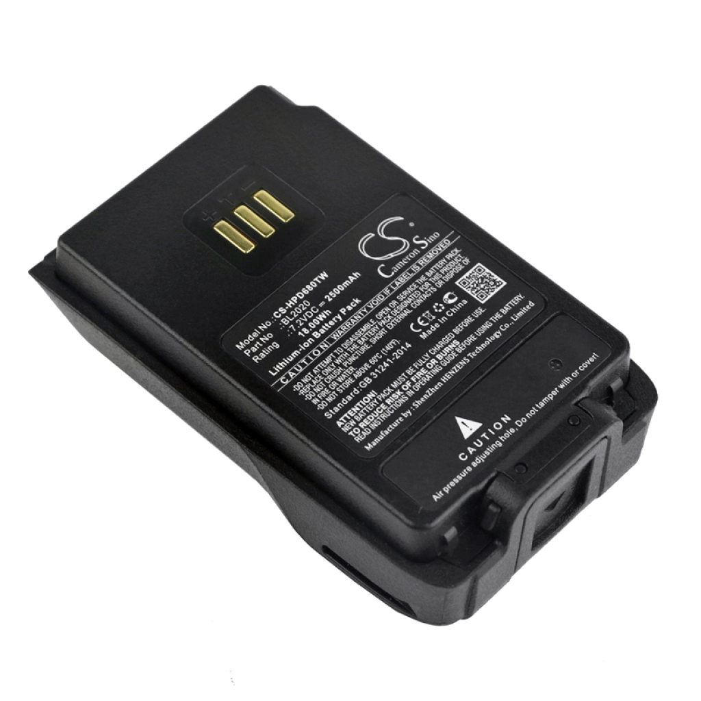 Two-Way Radio Battery Hytera PD412