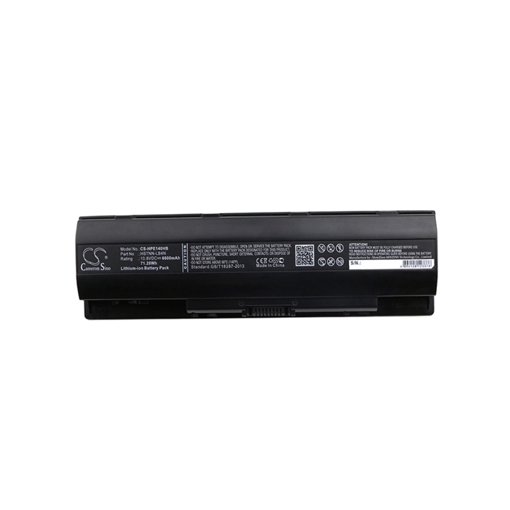 Batería HP Envy Cameron Sino CS-HPE140HB, parte trasera lisa
