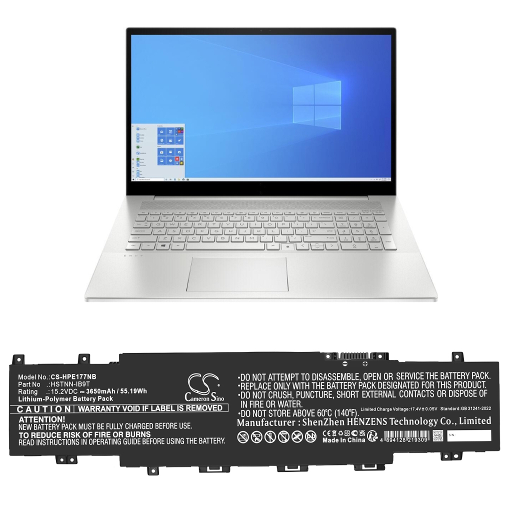 Battery Replaces TI04XL
