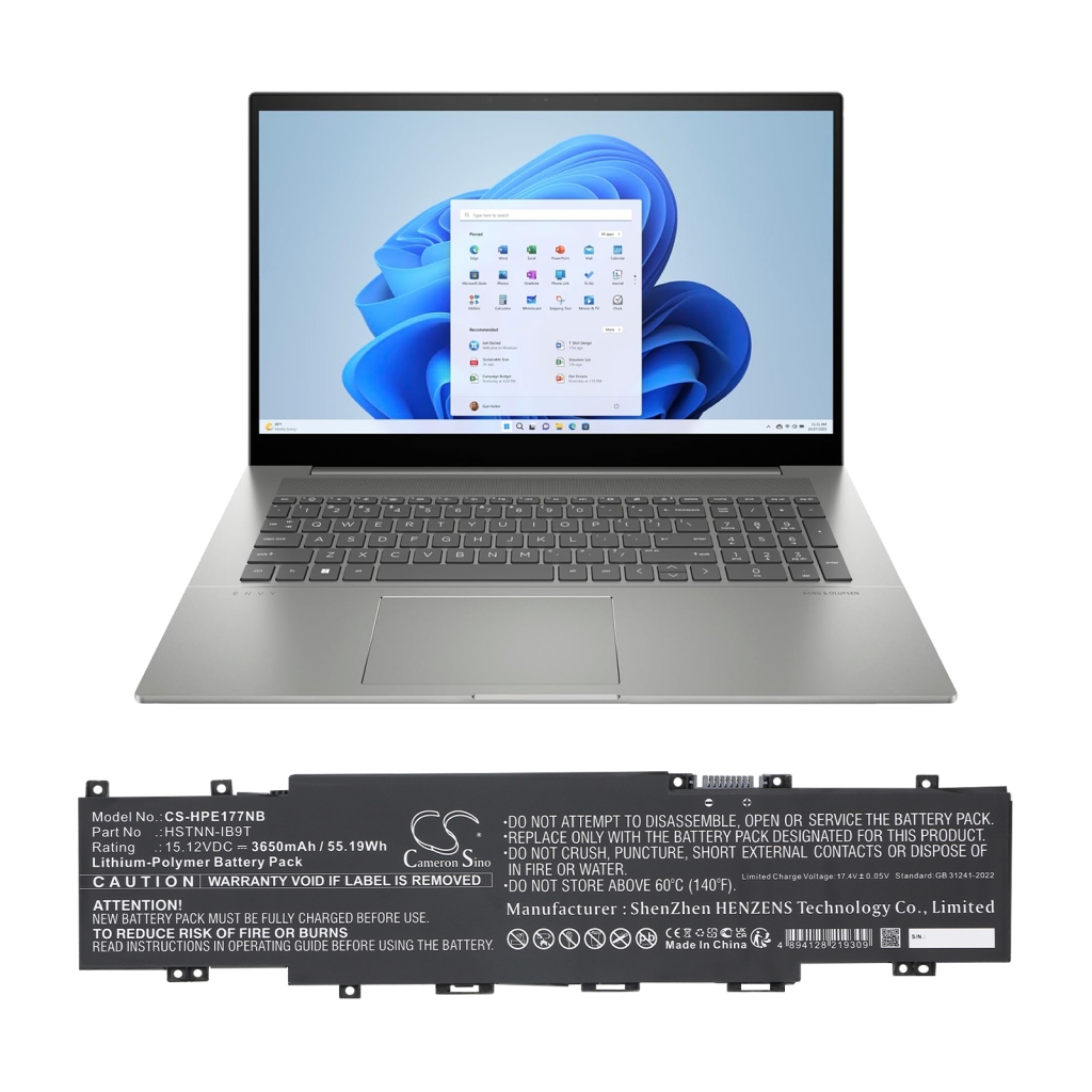 Battery Replaces TI04XL