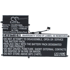 Reemplazo de batería compatible para HP 2ICP4-74/120,2ICP4-75/121,72558-005,728250-121,728250-1C1...