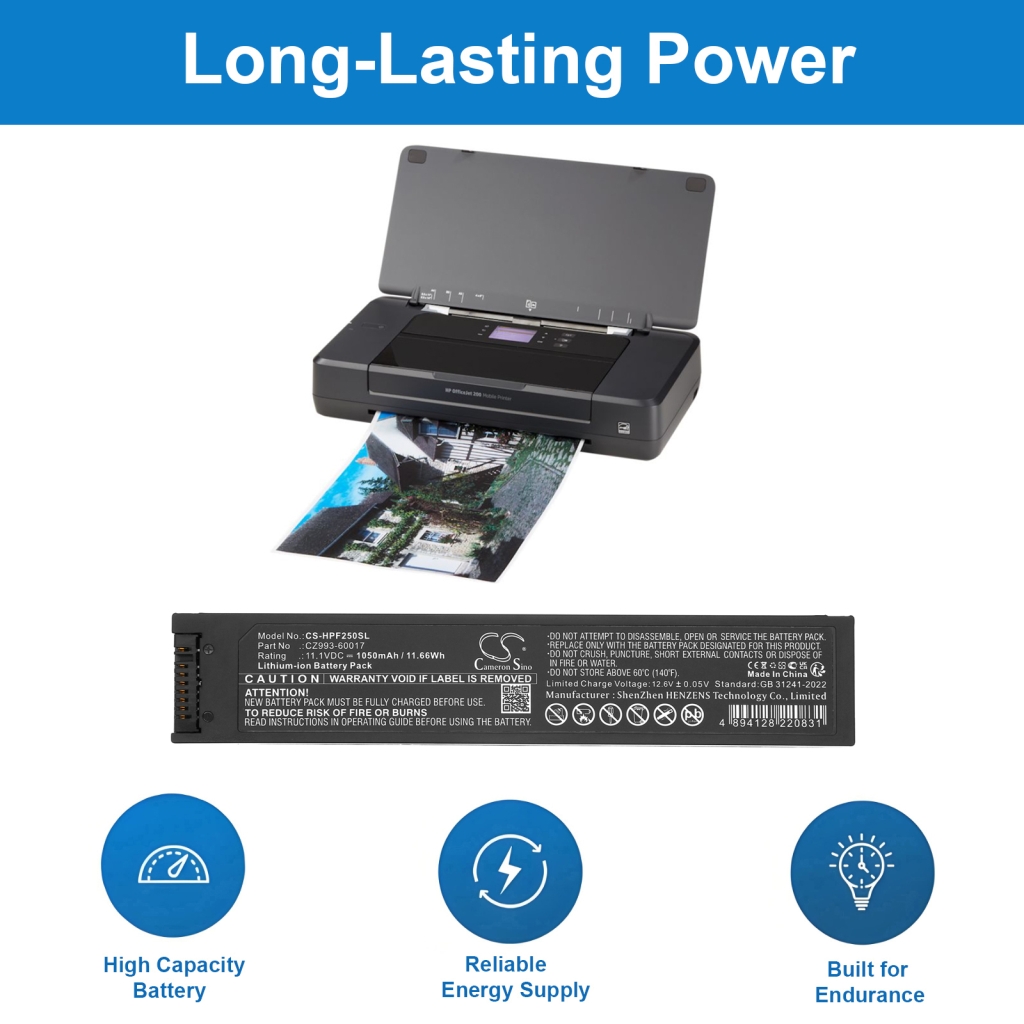 Batería para portátil HP CS-HPF250SL