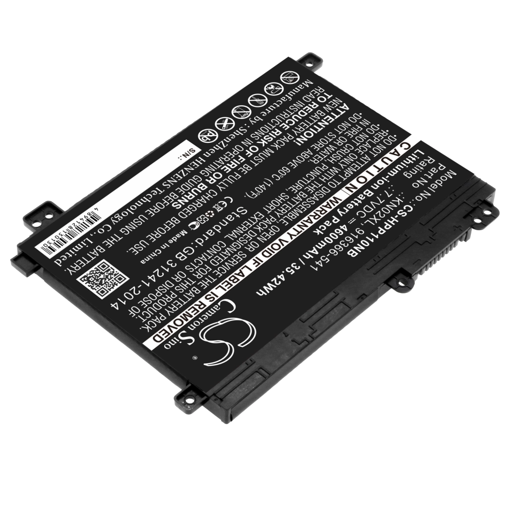 Batería para portátil HP CS-HPP110NB