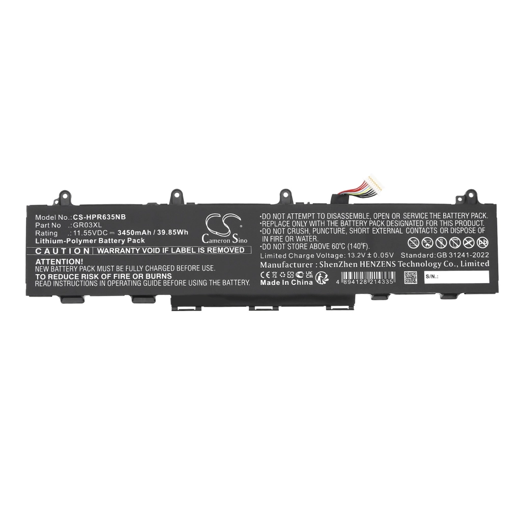 Battery Replaces GR03XL