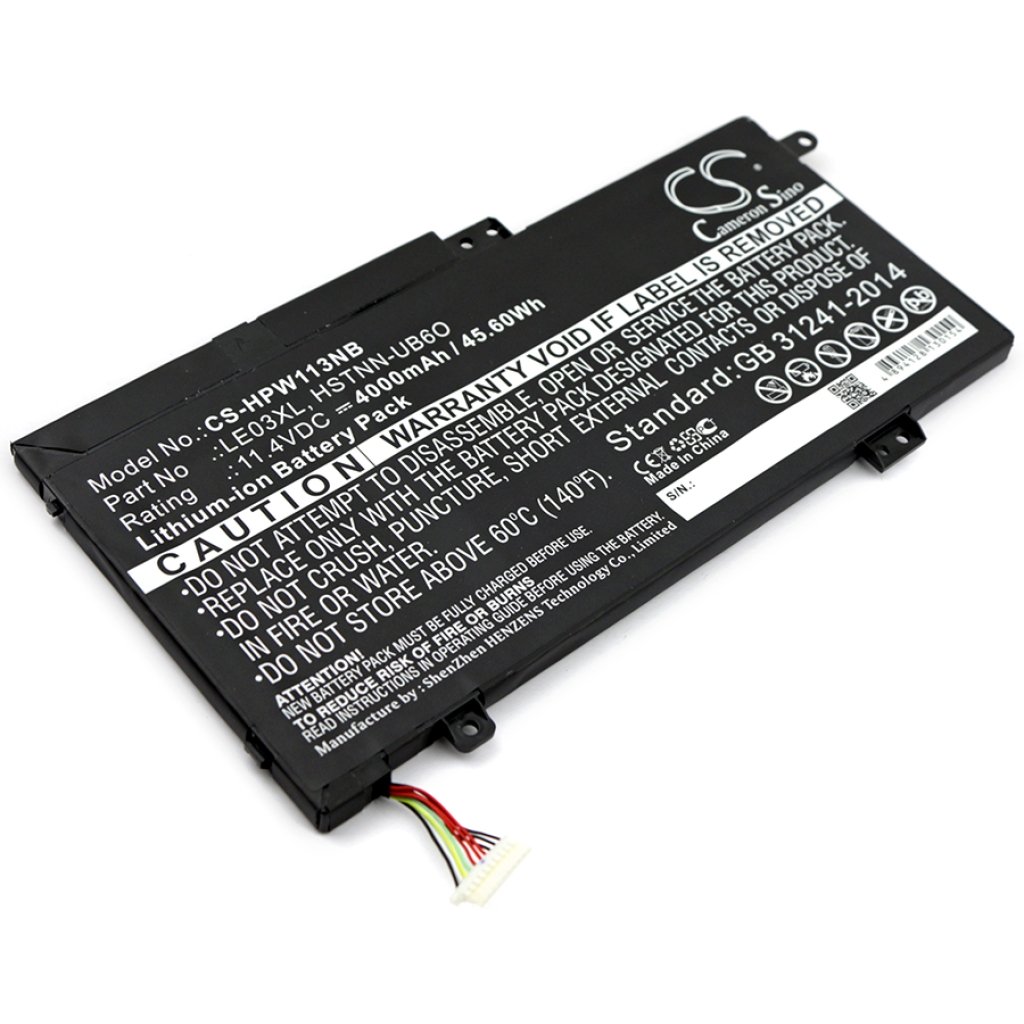 Batería para portátil HP CS-HPW113NB