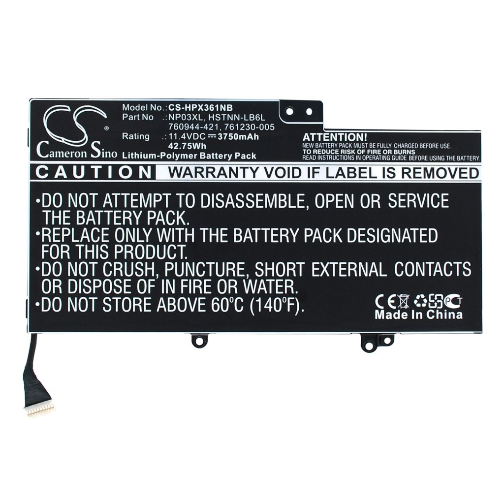 Batería para portátil HP CS-HPX361NB