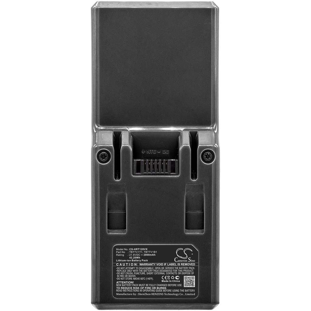 Contactos inferiores CS-HRT120VX, etiqueta 21,6V 43,2Wh