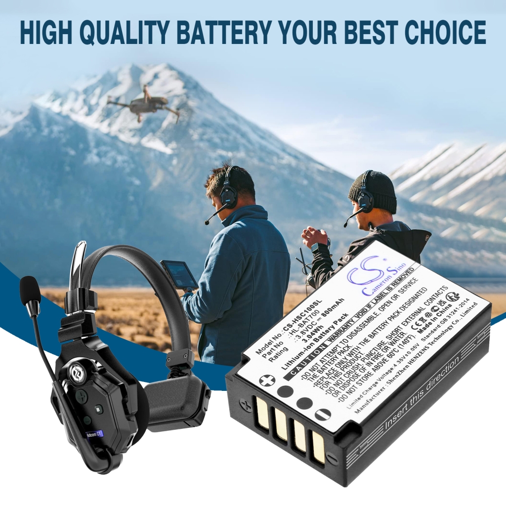 Batería compatible con Hollyland CS-HSC100SL