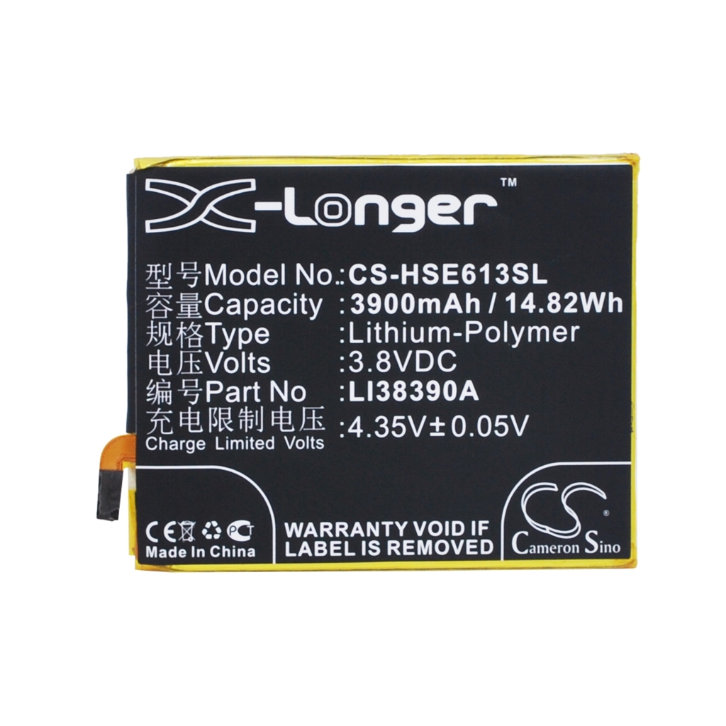 Batería compatible con Hisense CS-HSE613SL